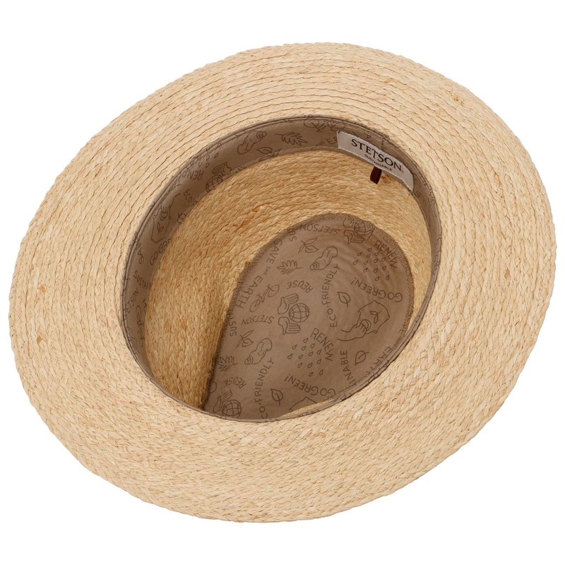 Stetson Vilco Sustainable Traveller Raffia Hat - Natural Coloured Hat
