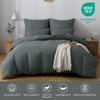 TOCOMOA Bed Linen 200 x 200 cm, 3-Piece Anthracite, Microfibre
