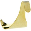 DURATOOL D01230 Brass Plated Picture Rail Hooks, 10 Pack, Yellow|brown
