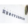 Toss Dice Keychain BLUE BATIK Wood Alphabet Key Ring Y