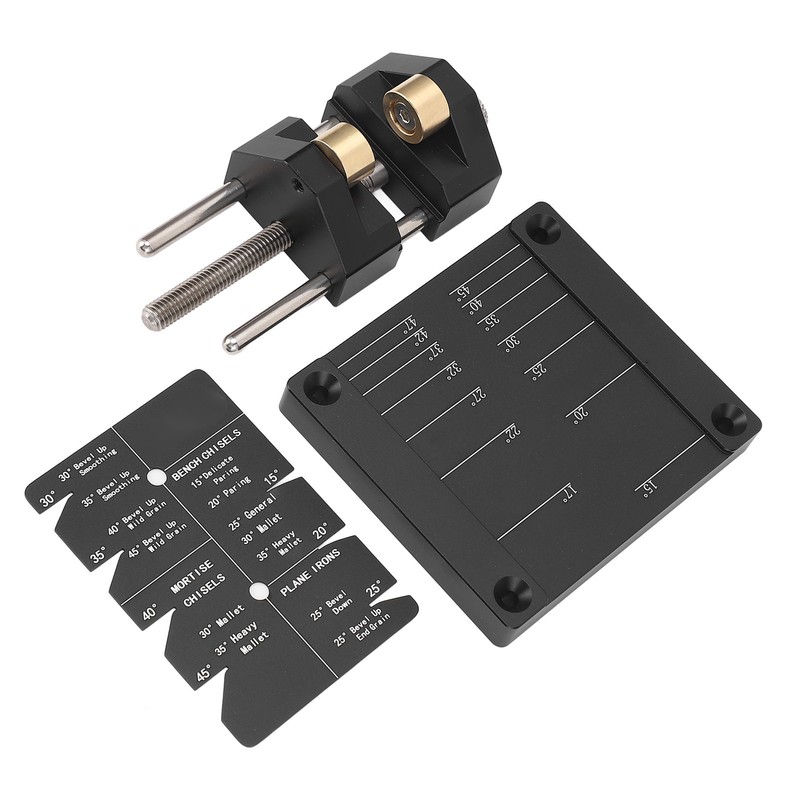 Honing Guide System Woodworking Plane Chisel Sharpening Kit Aluminum Alloy