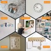 Pack of 70 Traceless Picture Hooks for Hard Walls, Wall