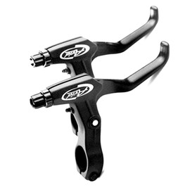 Cangad Bicycle Brake Levers Aluminum Alloy Ultra Lightweight Left and Right Set FR-5 Disc Brakes V-Brake Disc Brake Brake Lever Finger Mountain Bike
