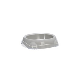 Karlie Plastic Cat Bowl Classic, 210 ml, 14.7 x 13 x 3.4 cm, Grey