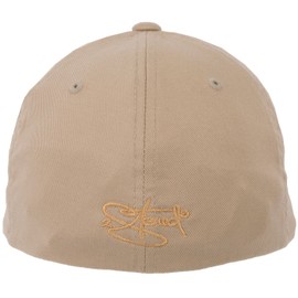 2Stoned Flexfit Baseball Cap with Stick Crown Various Colours and 5 Sizes for Women, Men and Children, Khaki (Crown)