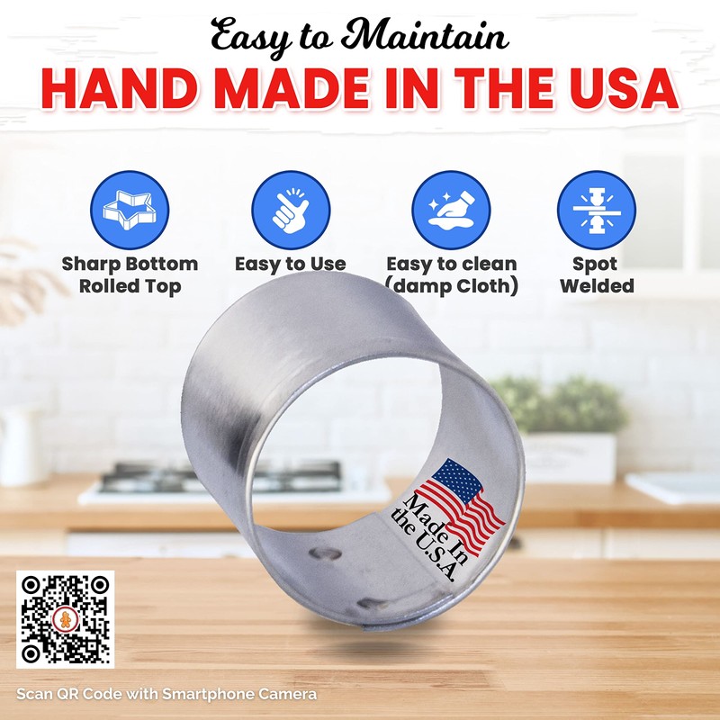 Round Circle Cookie Cutter 1 in B1191