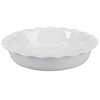 BIA Kalahari Deep Pie Dish, 9.75"/25cm, White, Porcelain.