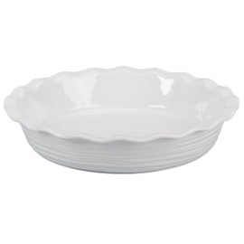 BIA Kalahari Deep Pie Dish, 9.75"/25cm, White, Porcelain.