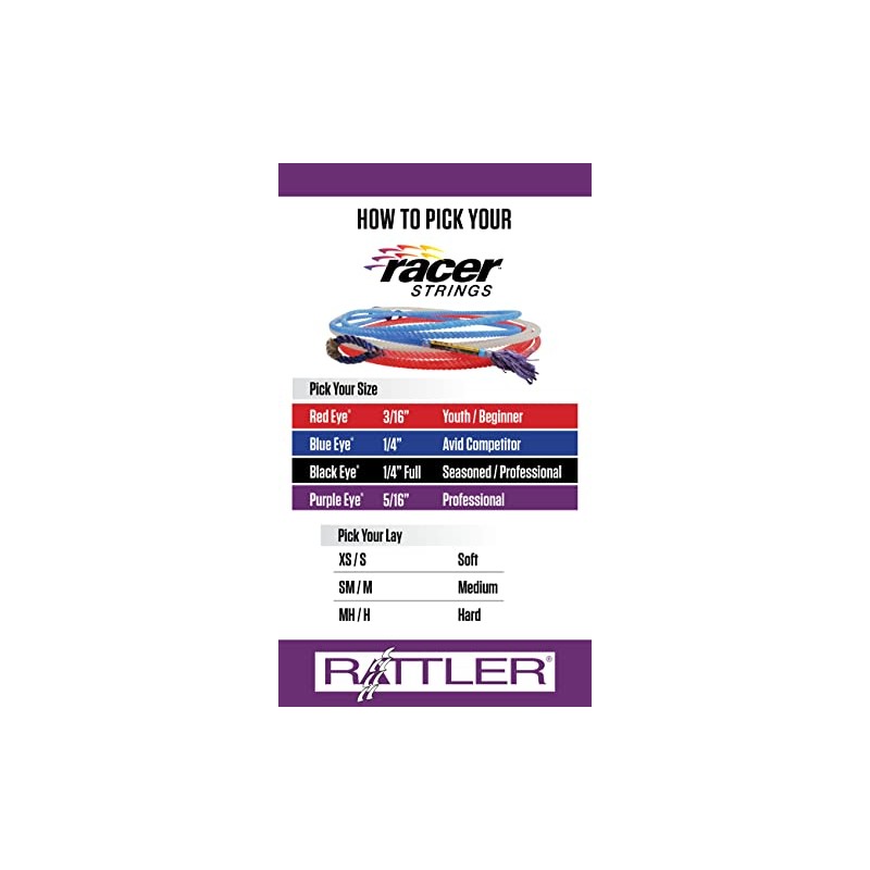 Rattler Calf Piggin String - X Small Small