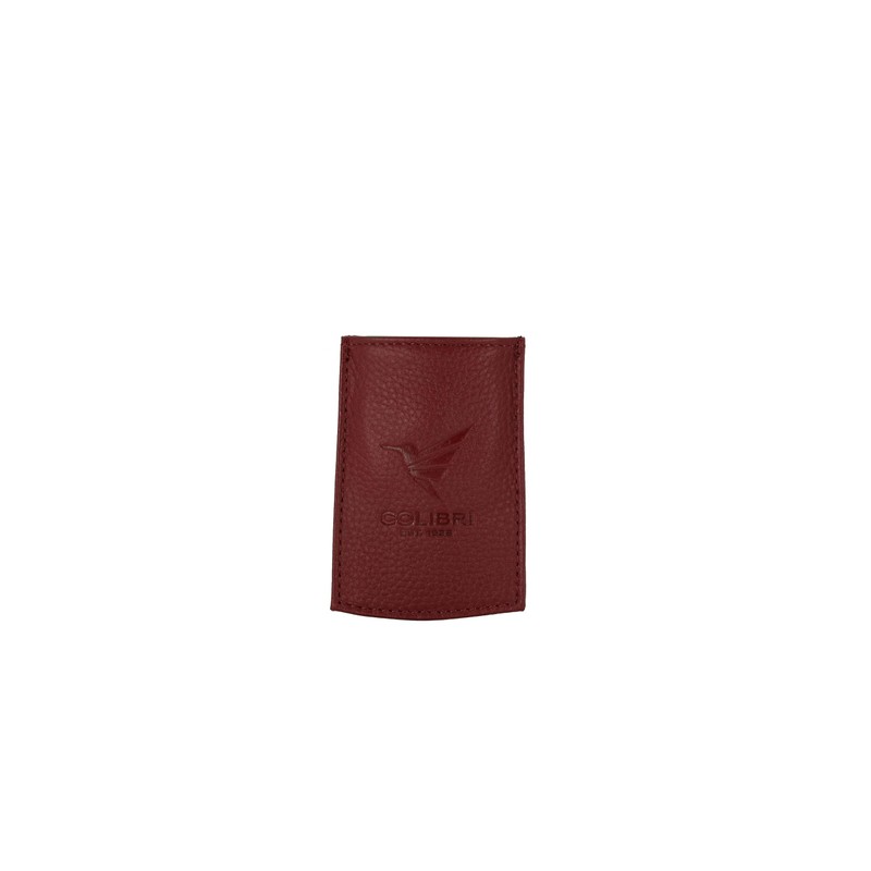 Colibri Leather Case for Lighter Or Cutter (Red X-Large)