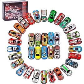 36PCS Metal Pull Back Cars Toy for Kids, Toy Cars for Kids Ages 3-8, Race Cars Party Favors for Kid Toys, Party Favors Birthday Gift for Boys Girls