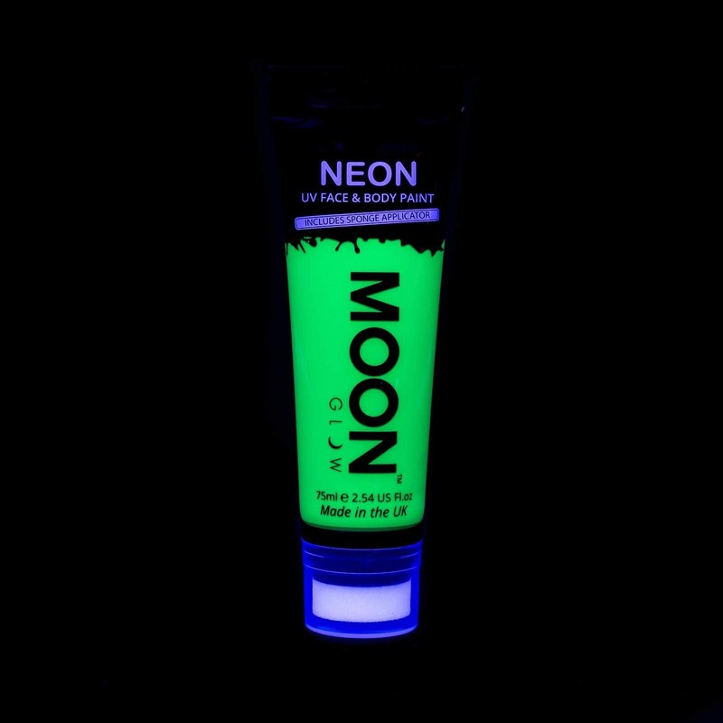 Moon Glow Large 75 ml Intensive Green UV Body Paint