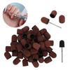 120# Grit Nail Art Sanding Caps Manicure Polishing Grinding Bands