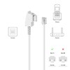 deleyCON 10 m Telephone Cable, TAE-F Plug to RJ11 Plug,