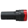 mxuteuk 2Pcs 22mm AC/DC 24V Red LED Buzzer Flash Alarm
