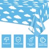 QUERICKY 2 Pack Blue Tablecloths, 137 x 274cm Blue Table