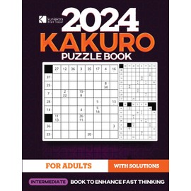 Kunlektra Brain Teaser 11 x 11 Kakuro Puzzle Book For Adults: Intermediate's Math Game to Enhance Fast Thinking | Solution Included |