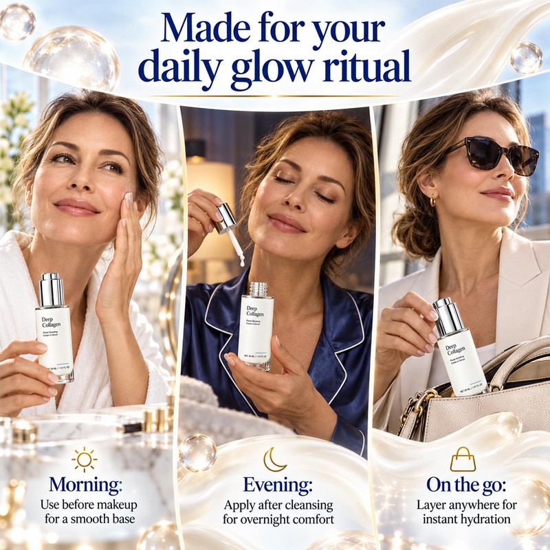 Deep Collagen Serum, Volufiline Korean Skin Care Collagen Serum, Firming