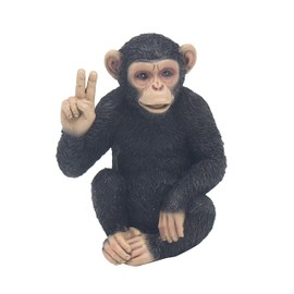 Lesser & Pavey Cheeky Monkey Peace Home Decor Figurines & Ornaments For Home & Office | Decorative Accessories Statues For Indoor & Outdoor | Lovely Gifts for Women & Men