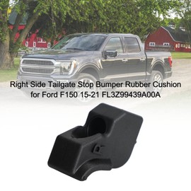 Areyourshop F-150 Right Rubber Cushion 2015-2021 Black for FL3Z99439A00A Truck Accessory for Ford