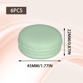 Small Travel Pots, 6PCS Travel Jars for Toiletries, 10ml Mini Cosmetic Jars Travel Pots for Toiletries Reusable Plastic Makeup Sample Pots with Leakproof Lids for Creams, Lotions, Condiments, Jewelry