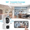 Outdoor Surveillance Camera 1080P HD Wireless WiFi Dome Camera with