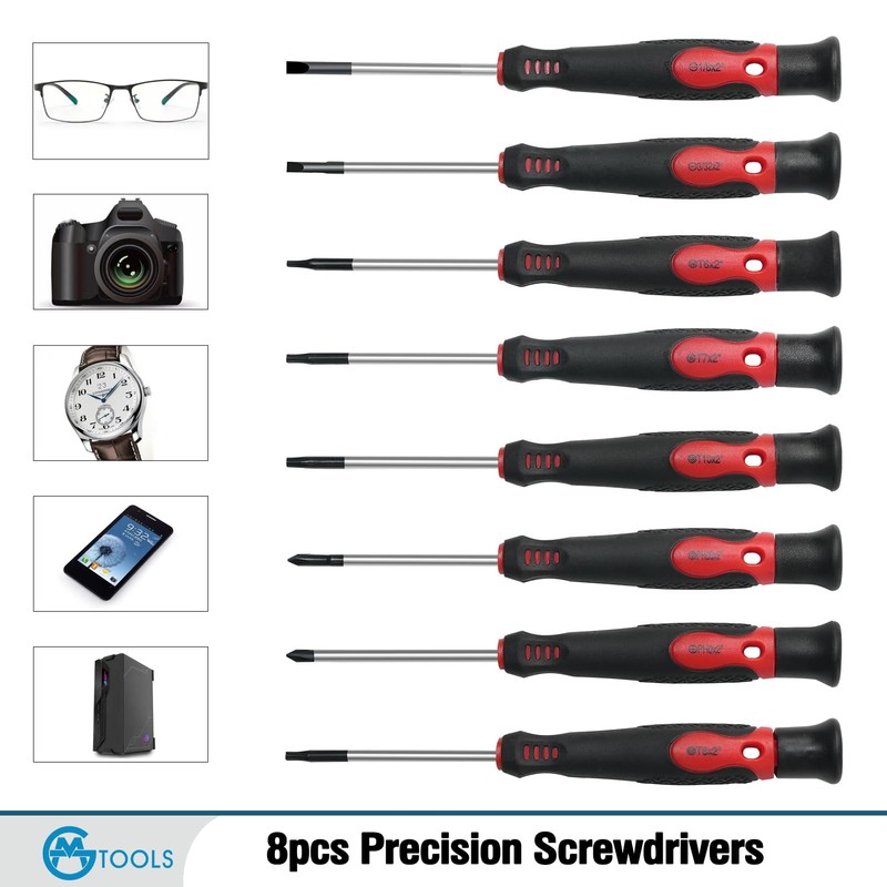 GMTOOLS 118PCS Magnetic Screwdriver Set, Screwdriver Set with Plastic Racking,