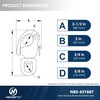 NECMETU Snap Shackle 316 Stainless Steel Swivel Shackle Sailing Halyard,