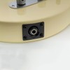 Rectangular Jack Plate for Electric Guitar Bass Black Output Socket