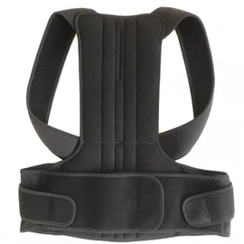 Zen Zen Faja corrector de postura y soporte deportivo con 2 barras de apoyo Unisex hombre y mujer (Negro, XL)