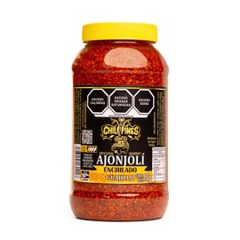 Ajonjolí Enchilado Guajillo Chilipines 450g, ajonjolí gourmet artesanal, sabor guajillo, semillas de ajonjolí enchilado 0.45kg