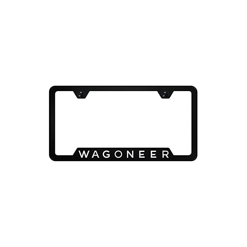 Au-TOMOTIVE GOLD Laser Etched Logo Cut-Out License Plate Frame for