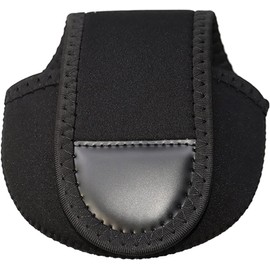Tiosen Fishing Reel Protective Cover, Black Storage Pouch for 100-150 Series Baitcasting and Spinning Reels, Reels and Accessories