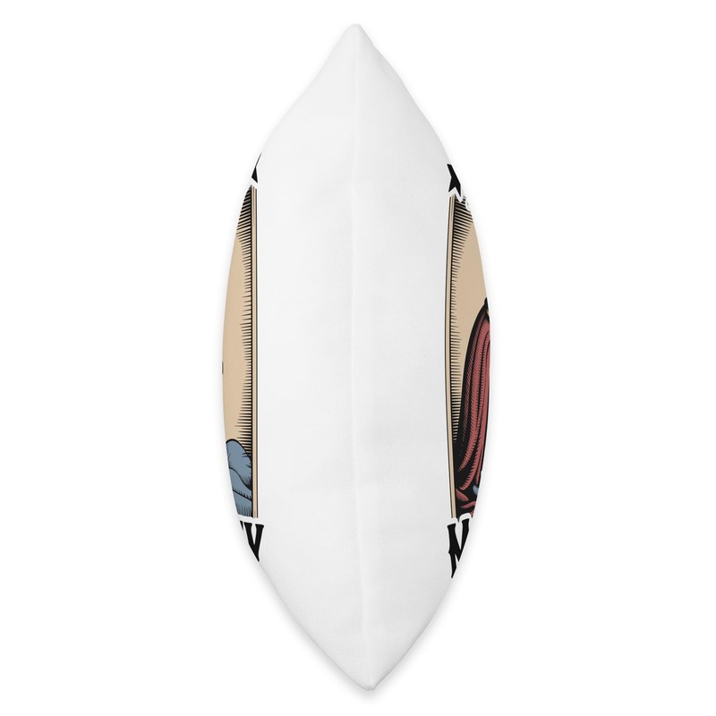 Hiss Majesty Cat Scratching Post Tree Cat Throw Pillow