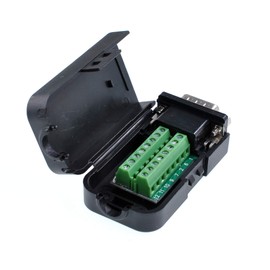 Oiyagai DB15 3+9 D-SUB VGA Male 3Row 15Pin Connector Adapter with Nut Terminal Breakout Board Connector Signal Module with Case Free Welding