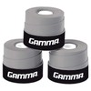GAMMA unisex adult 3 Pack Supreme Overgrip, Grey, Pack US