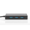 Ansmann DIGITUS USB Hub, USB 3.0 backwards compatible black Black