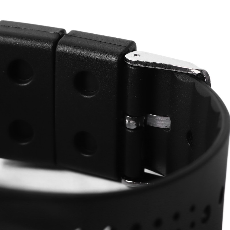 LED Digital Watch Waterproof Clear Display Breathable Strap Electronic Watch