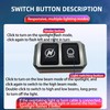 Nacowo Motorcycle Auxiliary LED Fog Lights Driving Light Spotlight with