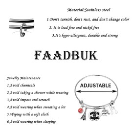 Moulin Rouge Musical Inspired Charm Bracelet Broadway Musical Gift Moulin Rouge Fans Gift Opening Night Gift (Moulin Bracelet CA)