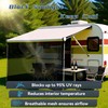RV Awning Sun Shade Screen 8' X 11'3'', Fits 12