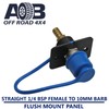 Flush Mount Air Fitting Straight 1/4'' BSP Female to 10mm