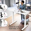 SHW 40-Inch Electric Height Adjustable Standing Desk with Drawer, Memory