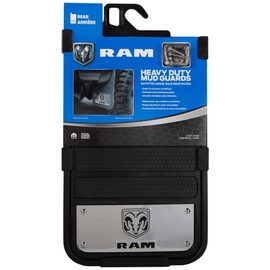 Plasticolor Ram Heavy Duty Rear 12 X 23 Mud Guards, 12" x 23" Rear Mud Guards by Plasticolor (001836R01)