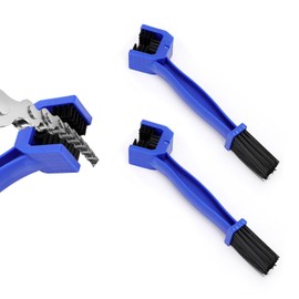 Ziciner 2 PCS Bike or Motorcycle Chain Washer, Motorcycle Chain Gear Dirt Clean Brushes, Universal Bicycle Chain Cleaning Brush Tool for Mountain Bike Heavy Duty Motorcycle (Blue)