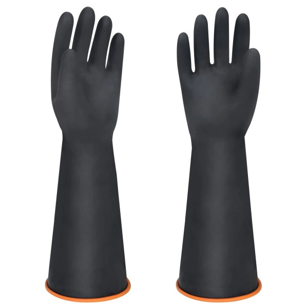 Nobgum 18 XL Size Latex Chemical Resistant Gloves Reusable Heavy