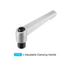METALLIXITY Adjustable Clamping Handle (M8x72mm) 2Pcs, Metal Female Push Button