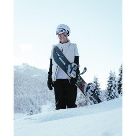 SPY OPTIC Snow Helmet Galactic with MIPS for Ski Snowboard (Matte White - Light Gray, M (56-58cm))