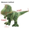Unbranded 🦖 Plush Green Dinosaur Toy – Stuffed Dino for