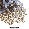 sourcing map 2880 Pcs Hotfix Rhinestones Flatback Crystal Glass Gems